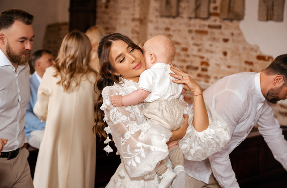 Militos Daikerytės sūnėno Neitano krikštynos / Asmeninio albumo nuotr.