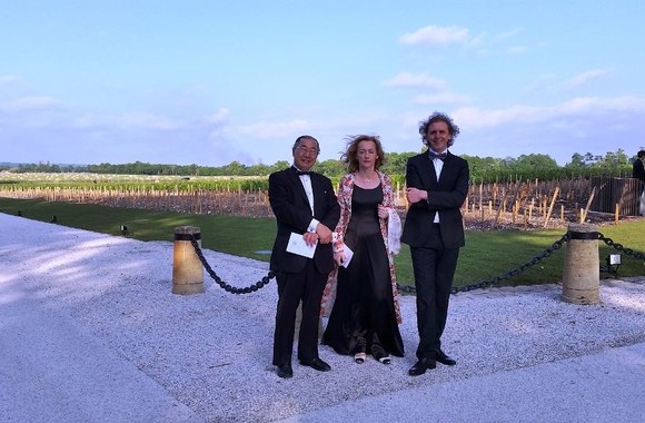 Rasa Starkus „Chateau Margaux“ vynuogyno vakarienėje 2015 m.