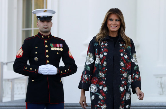 Į Baltuosius rūmus atvežta Kalėdų eglė/Scanpix nuotr.