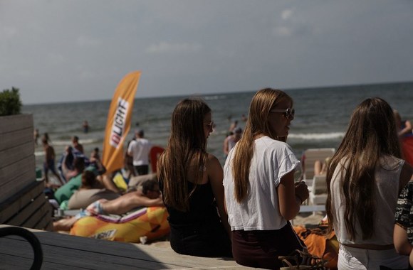 Vakarėlio „Visada ryškiai“ Palangoje akimirka