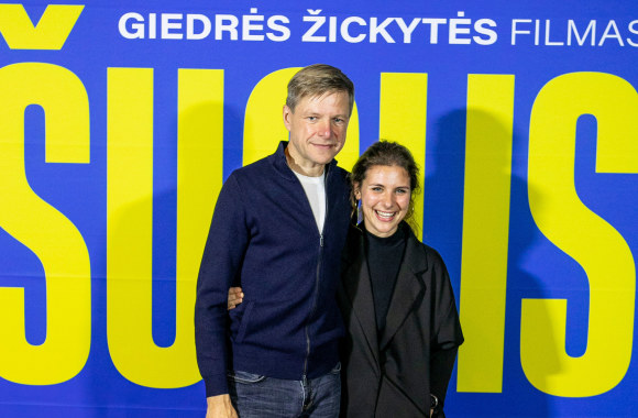 Vilniaus miesto meras Remigijus Šimašius su žmona Gilma Teodora Gylyte / Pauliaus Peleckio nuotr.