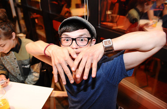 Vakarėlio „Barzd ON!“ akimirka