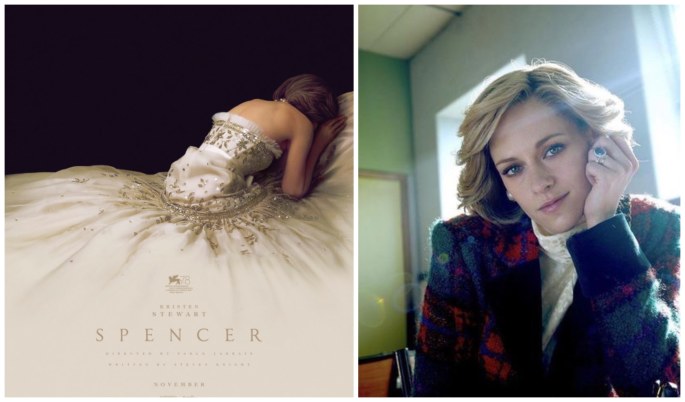 Filmo „Spencer“ plakatas ir pagrindinė aktorė Kristen Stewart / NEON nuotr.