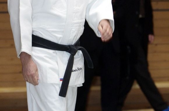 V.Putinas dziudo treniruotėje