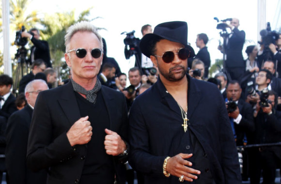 Dainininkai Stingas ir Richard Burrell-Shaggy