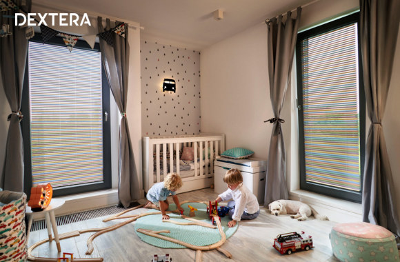 Langų uždengimo deriniai interjere / DEXTERA nuotr.