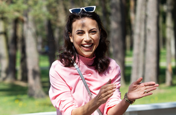 Julija Žižė pristatė savo kūrybos lopšinę / P. Peleckio / „Žmonės Foto“ nuotr.