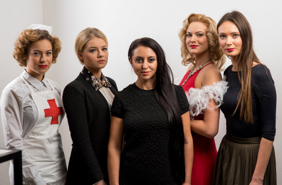 Rūta Morozovienė (viduryje), Gritė Tamošiūnė (dešinėje)