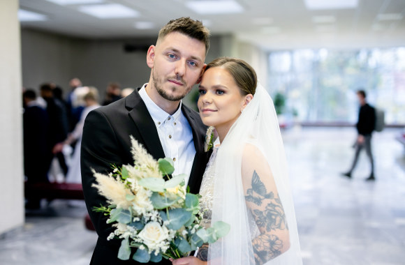 Deivido Alejūno ir Jonės Marijos Natkevičiūtės vestuvės / Luko Balandžio nuotr.
