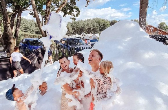 Lauros ir Šarūno Mazalų dukros Deimilės 5-erių metų gimtadienio šventė / Asmeninio archyvo nuotr.