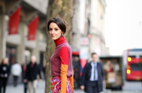 Londono mados savaitės gatvės stilius