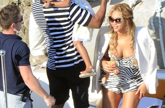Beyonce ir Jay Z su dukra Blue Ivy Italijoje