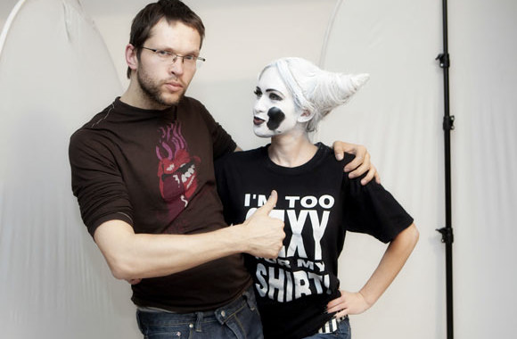 Oksana Pikul ir fotografas Gediminas Žilinskas