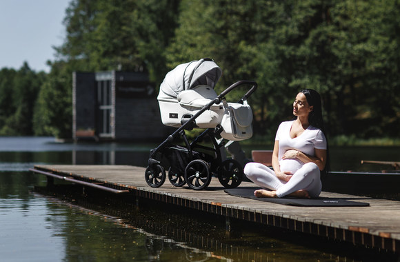 Kūdikio besilaukianti Greta Lebedeva 