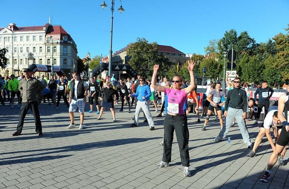Tarptautinio Vilniaus maratono akimirka