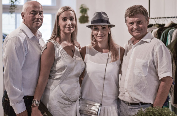 Alvydas Butkus, Gražina Butkuvienė, Daina Bosas ir Antanas Bosas