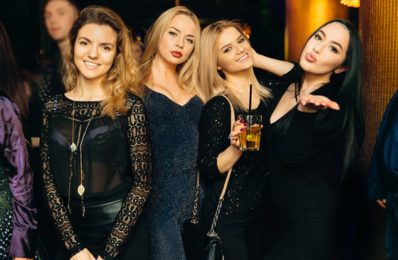 Vakarėlio klube „Pantera“ akimirka