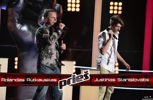 VIDEO kadras: Rolandas Rutkauskas ir Justinas Stanislovaitis - Something I Need (LB#3 MUZIKINĖS DVIKOVOS)