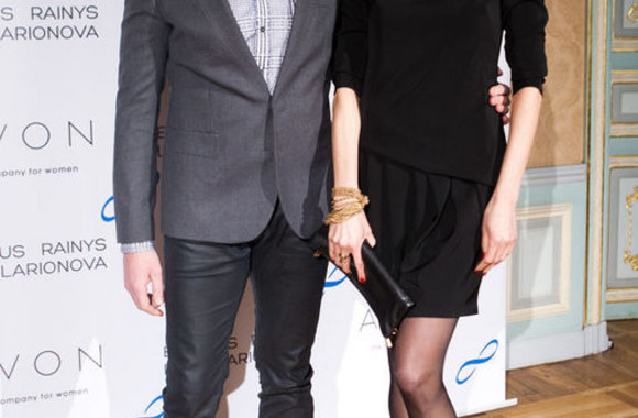 Julija Maslinskaja-Ulvydienė su vyru Nerijumi