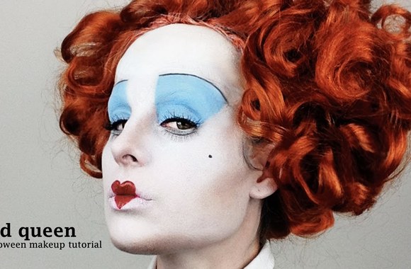 VIDEO kadras: Raudonosios karalienės makiažas iš filmo „Alisa stebuklų šalyje“