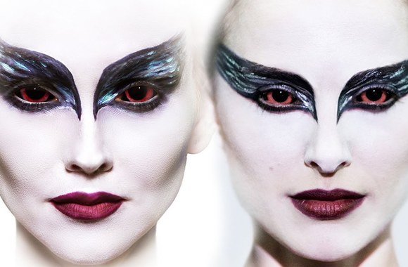 VIDEO kadras: „Juodosios gulbės“ makiažas