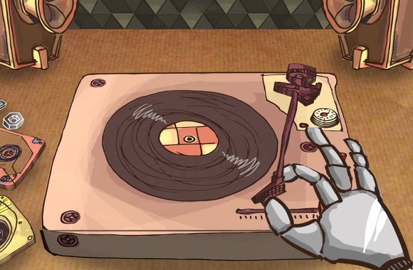 VIDEO kadras: LINAS ADOMAITIS - ALBUMAS \"LAIKO MAŠINA\" ANONSAS 2014