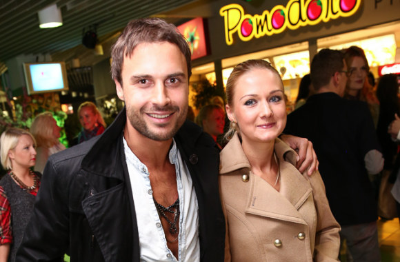 Mantas Jankavičius su žmona Ieva