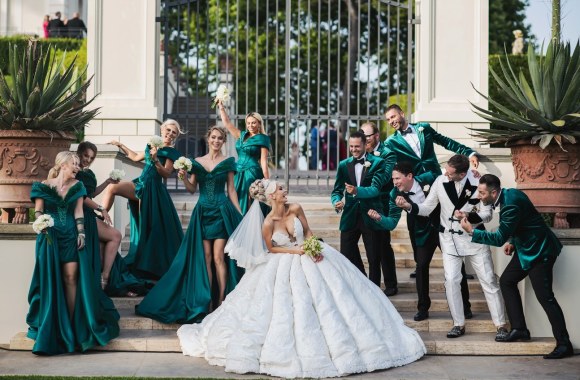 Sandra Skorupskaitė ir Dario Budimlic Italijoje iškėlė prabangią vestuvių puotą / Nakutis Photography nuotr.