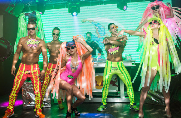 Vakarėlio klube „Metelica“ akimirka