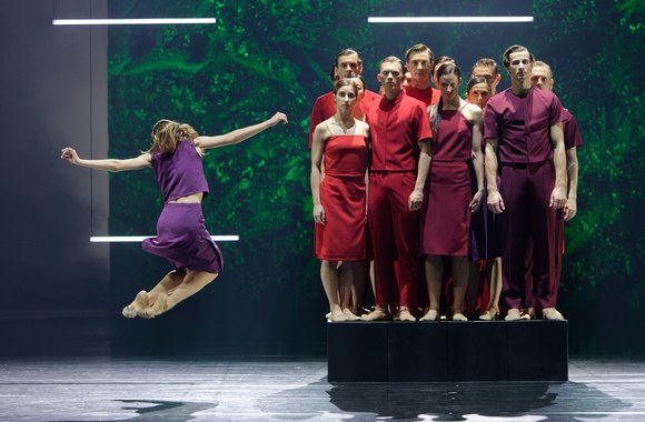 Baleto „Šventasis pavasaris“ akimirka / Martyno Aleksos nuotr.