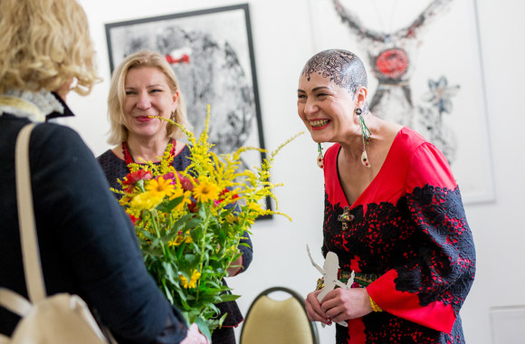 Jūratės Rekevičiūtės parodos atidarymas Vilniaus AP galerijoje