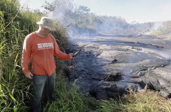 Kilauea ugnikalnio lava