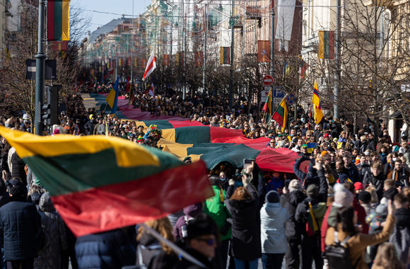 Eitynės „Nepriklausomybės atkūrimo kelias“ / Pauliaus Peleckio nuotr.