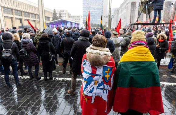 Sausio 13-ąją – protestas prie Seimo / Žygimanto Gedvilos nuotr.