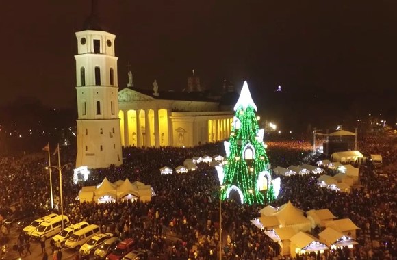 Kalėdų eglė Vilniuje