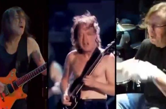 VIDEO kadras: Malcolmas Youngas ir AC/DC
