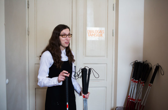 Spaudos konferencijos akimirka