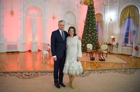 Diana ir Gitanas Nausėdos/Lietuvos Respublikos prezidento kanceliarijos/R. Dačkaus nuotr.