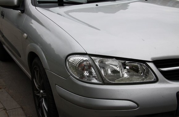 Apgadintas Renatos Klimaitytės automobilis