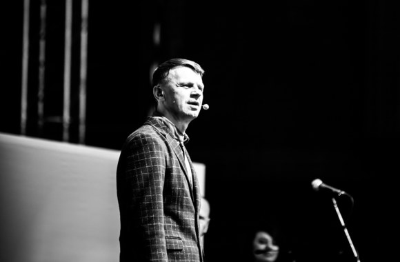 Rolandas Kazlas atidarė festivalį „Untold City“ / Martyno Vitėno nuotr.