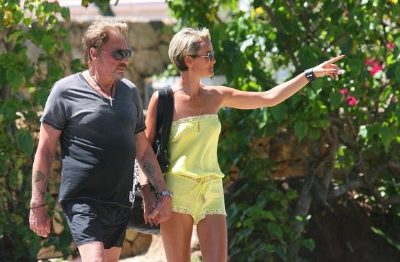 Johnny Hallyday su žmona