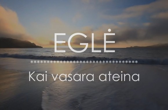 VIDEO kadras: Studija \"TIKS\". Eglė - Kai vasara ateina (2014)