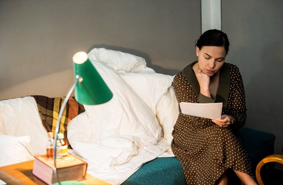 Dainininkė Justė Arlauskaitė-Jazzu repeticijų metu