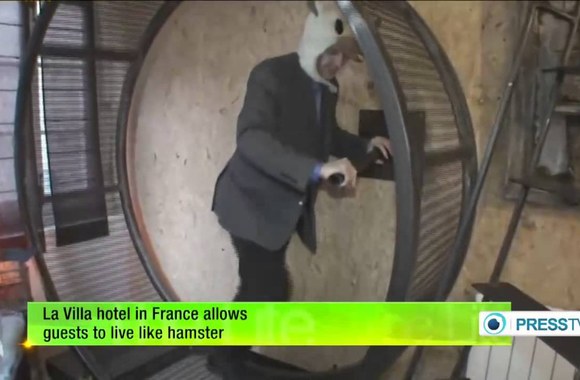 VIDEO kadras: „La Villa Hamster“ viešbutis