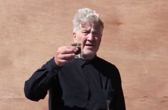 VIDEO kadras: Davidas Lynchas priima ledinio vandens iššūkį