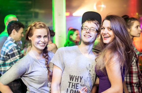 Vakarėlio „Tarantino“ klube akimirka