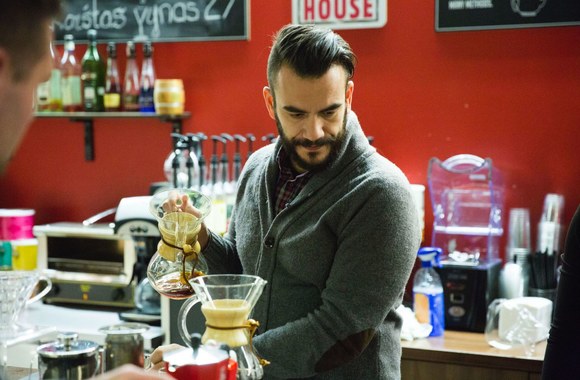 Kavos virimo pasaulio čempionas Stefanos Domatiotis