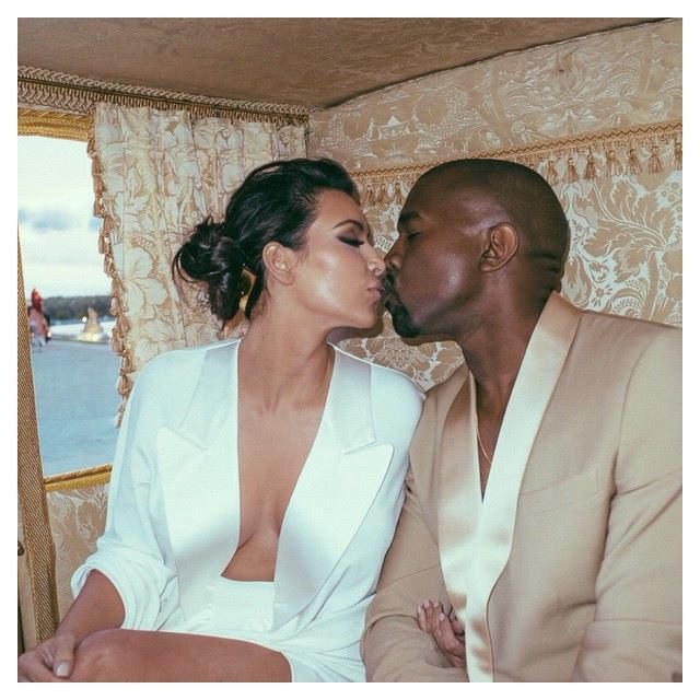 Kim Kardashian ir Kanye Westas / „Instagram“ nuotr.