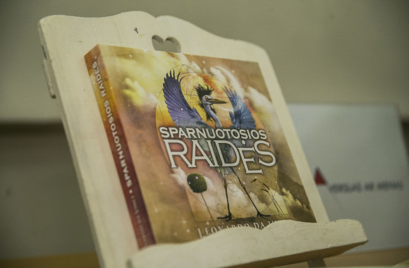 Knygos „Sparnuotosios raidės“ pristatymo akimirka