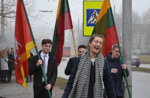 Akcijos „Yra Lietuva“ akimirka